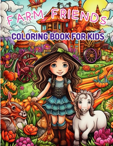 Farm Freinds Coloring Book for Kids