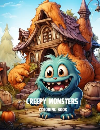 Monsters Coloring Books for Kids House Monsters Coloring Books for Kids 4-18 Age