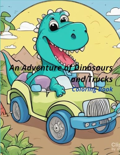 Dinosaur and Truck Coloring Adventure