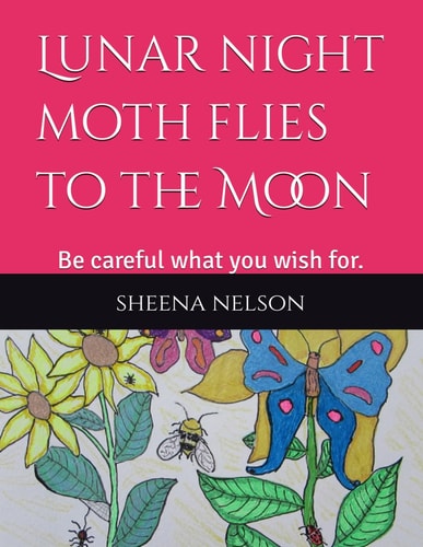 Lunar Night Moth Flies to the Moon Be Careful what You Wish For.