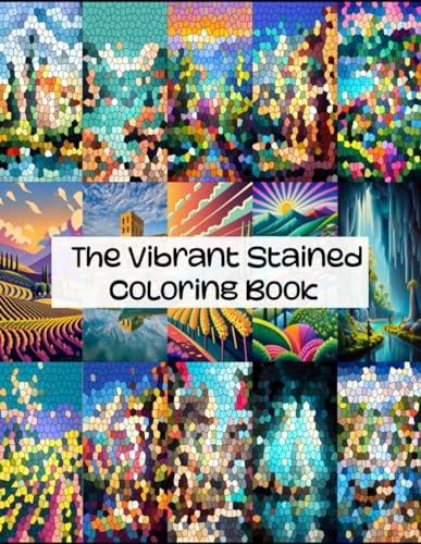 The Vibrant Stained Coloring Book
