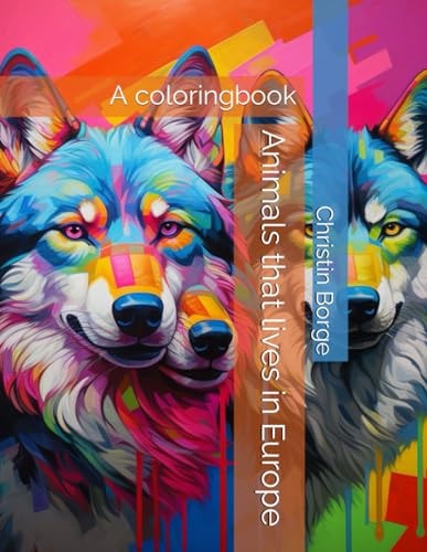 Animals that Lives in Europe A Coloringbook