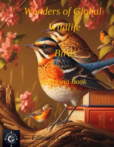 Wonders of Global Wildlife Coloring Book: Birds