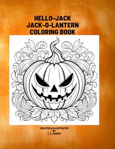 Hello-Jack Jack-O-Lantern Coloring Book