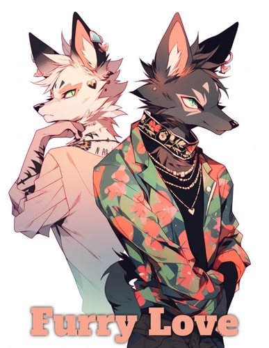 Furry Love A Coloring Book for People who Love Furries