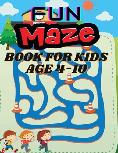 Fun Maze Book For Kids Amazing Mazes: Puzzles, Riddles, and Magic for Young Wizards