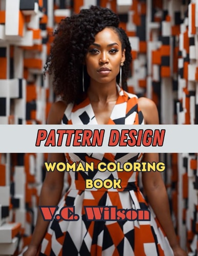 Pattern Design Woman Coloring Book