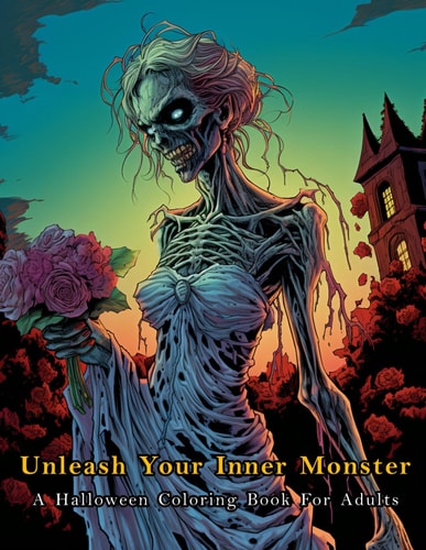 Unleash Your Inner Monster A Halloween Coloring Book for Adults