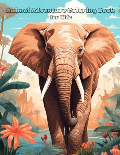 Animal Adventure Coloring Book for Kids