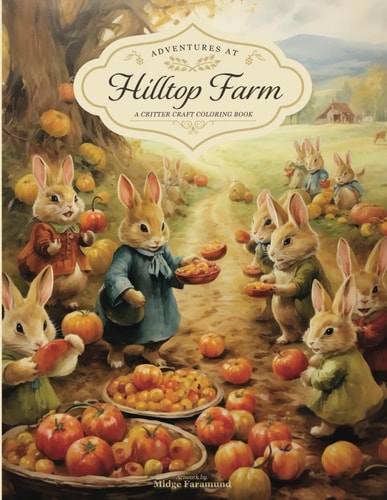 Hilltop Farm Festive Fall: A Critter Craft Coloring Book