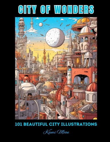 City Of Wonders Your Coloring Journey - 101 Beautiful City Illustrations