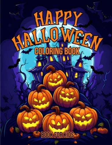 Happy Halloween Coloring Book Book for Kids