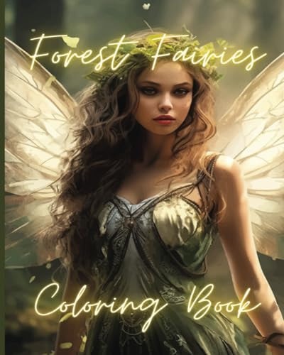 Forest Fairy Coloring Book