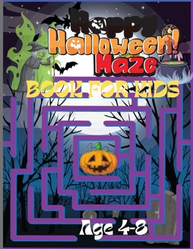 Halloween Maze Book For Kids Trick-or-Treat Maze Mania: A Halloween Adventure