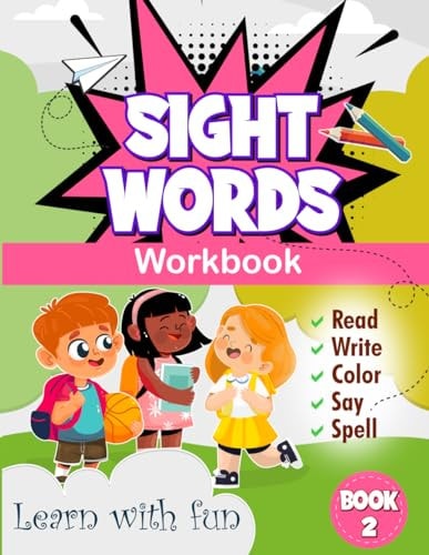Children Activity Book - Sight Words 2