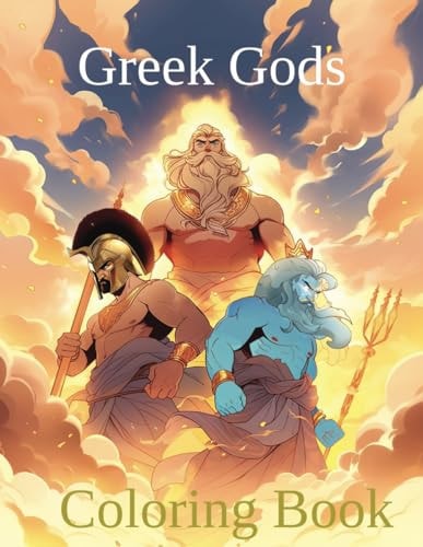 Greek Gods Coloring Book Volume II