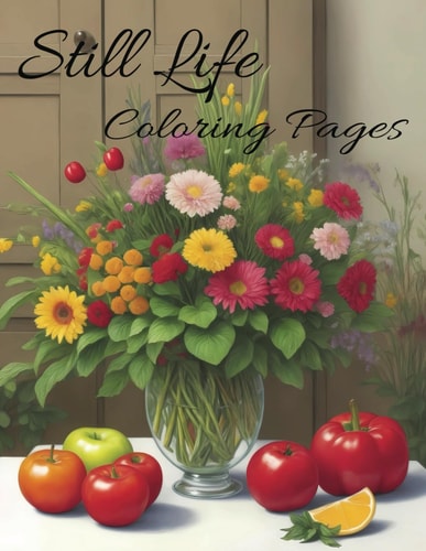 Still Life Coloring Pages