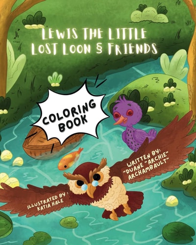 Lewis the Little Lost Loon § Friends Coloring Book