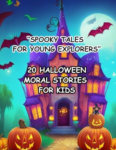 "Spooky Tales for Young Explorers" 20 HALLOWEEN MORAL STORIES FOR KIDS Ages 3-12