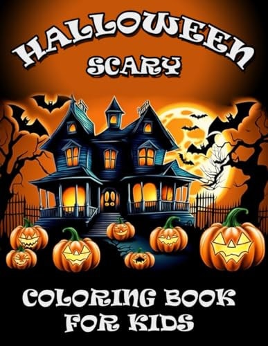 Halloween Scary Coloring Book For Kids Several Sacry Haloween Draws for Coloring