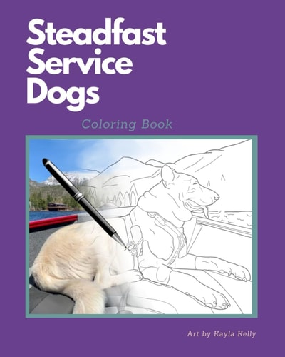 Steadfast Service Dogs Coloring Book