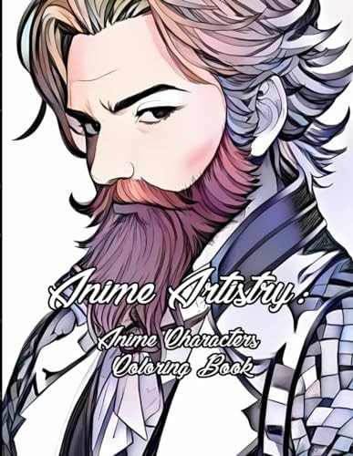 Anime Artisty Anime Character Coloring Book
