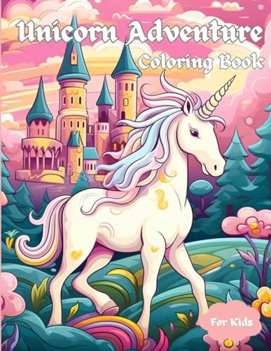 Unicorn Adventure Coloring Book