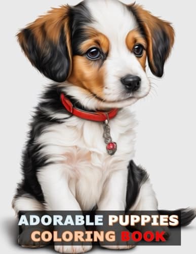 Adorable Puppies Coloring Book