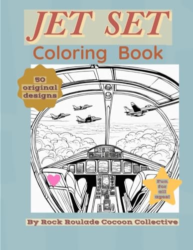 Jet Set Coloring Book
