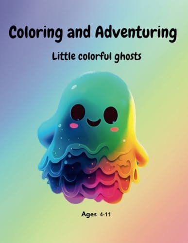 Coloring and Adventuring Little Colorful Ghosts
