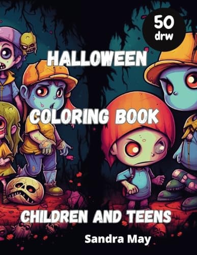 Halloween Coloring Book Halloween Coloring Book for Children and Teens