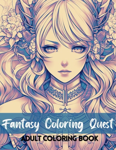 Fantasy Coloring Quest Adult Coloring Book