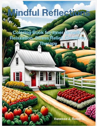 Mindful Reflections Coloring Book for Inner Growth - Relaxation, Stress Relief, Creativity, Therapy
