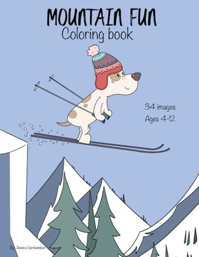 Mountain Fun Coloring Book