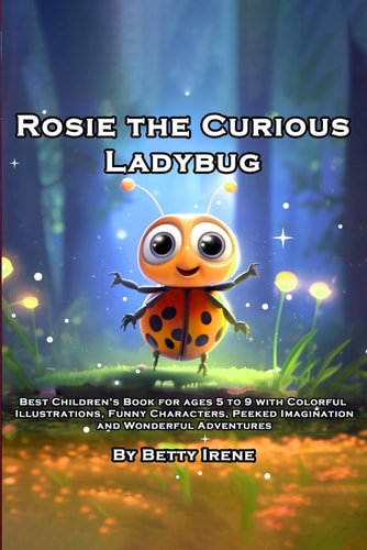 Rosie The Curious Ladybug: Best Children's Book for Ages 5 to 9 with Colorful Illustrations, Funny Characters, Peeked Imagination and Wonderful Adventures