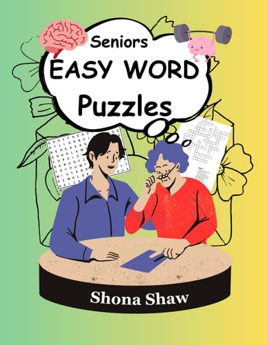 Seniors Easy Words Puzzles Stimulate the Brain Activities for the Elderly