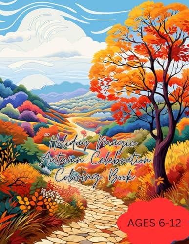 "Holiday Autumn Kids Coloring Book Celebration"