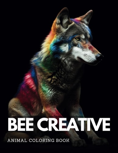 Bee Creative Animal Coloring Book For Adults Stress Relieving Beautiful Animal Desings