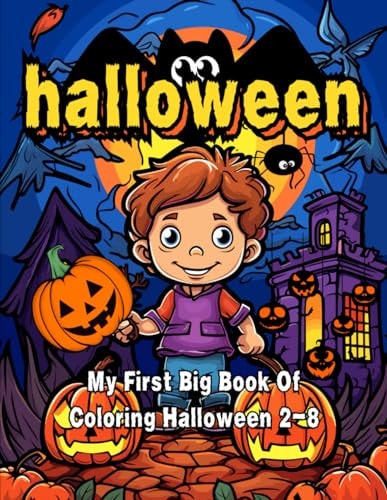 My First Big Book Of Coloring Halloween 2-8