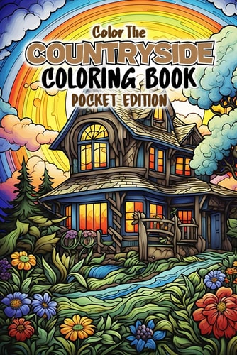 Color The Countryside Coloring Book Pocket Edition