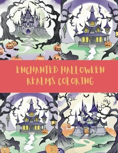 Enchanted Halloween Rralms Coloring A Fantasy Coloring Adventure