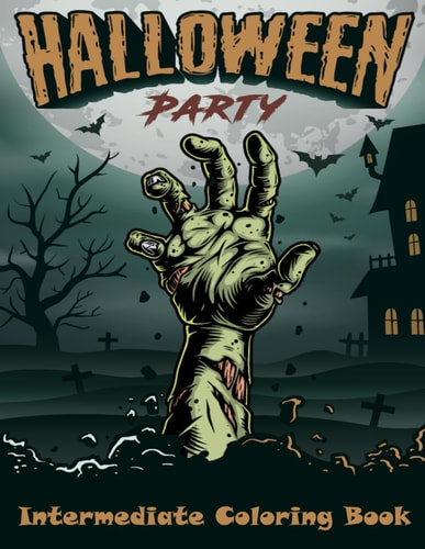 Halloween Party Monster Coloring Book