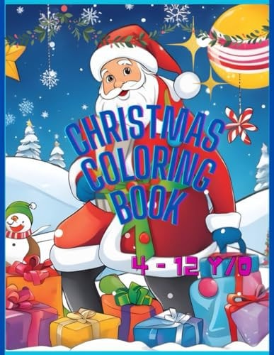 Christmas Coloring Book for Kids Fun and Festive Christmas Designs to Color!