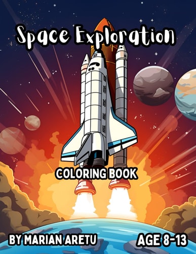 Space Exploration Coloring Book Awesome Space Exploration Coloring Book for Kids Age8-13
