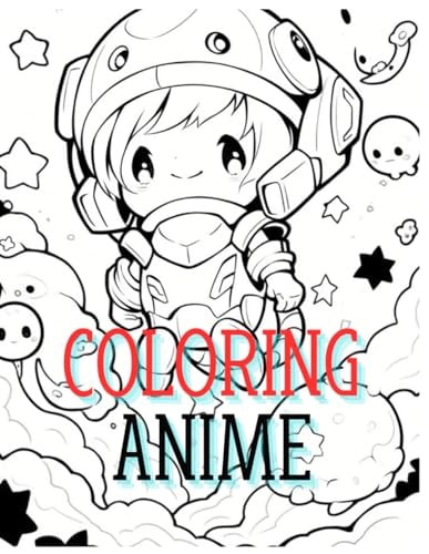Coloring Anime Kids and Adults Coloring Book
