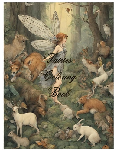 Fairies Coloring Book 50 Unique and Exquisitely Designed Fairies