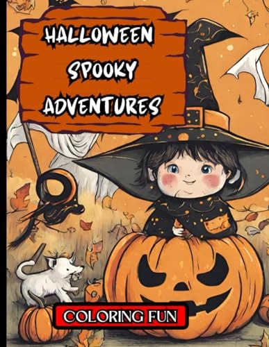 Halloween Spooky Adventures Coloring Fun