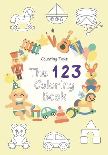 Counting Toys The 123 Coloring Book