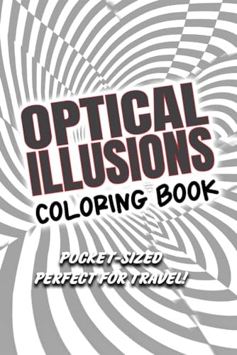 Optical Illusions Coloring Book Pocket-Sized Edition