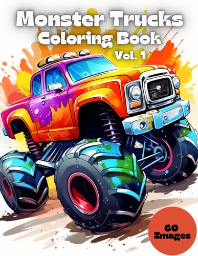 Monster Trucks Coloring Book Vol. 1